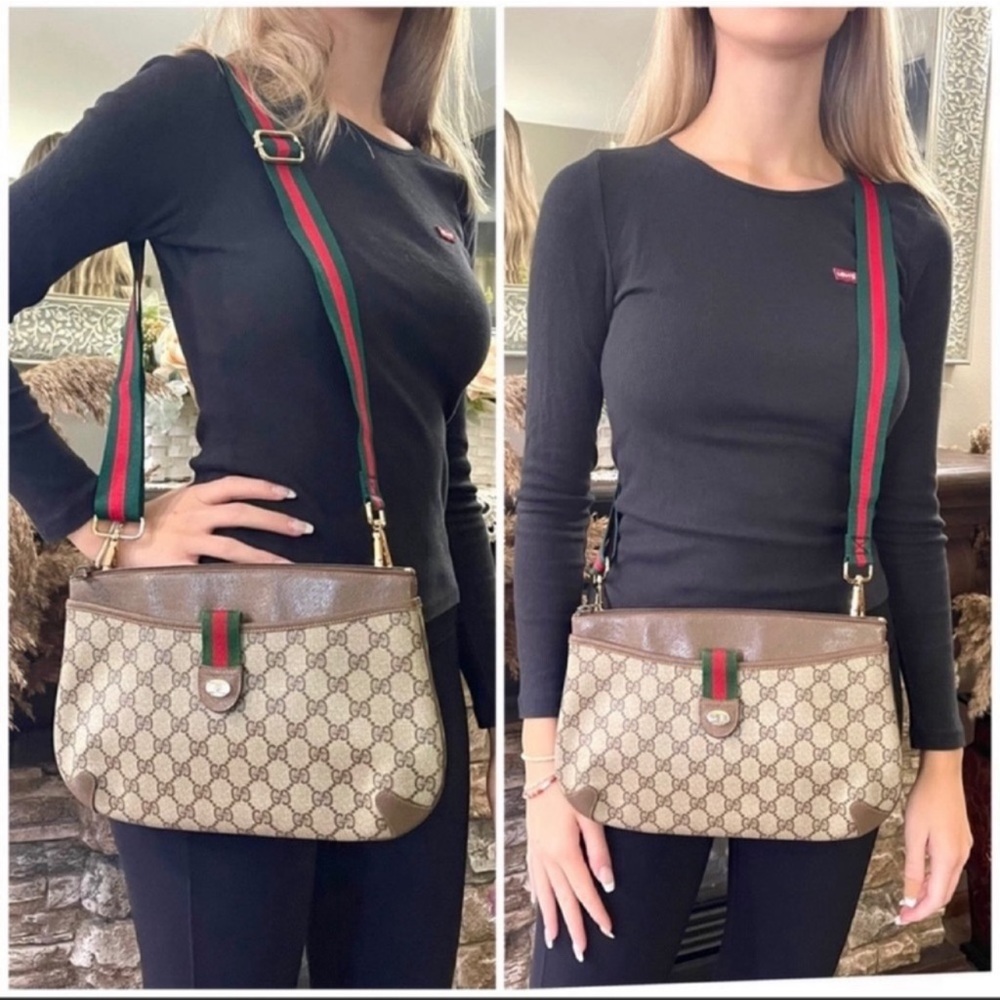 SOLD❌Authentic Gucci Monogram shoulder bag - Picture 5 of 15
